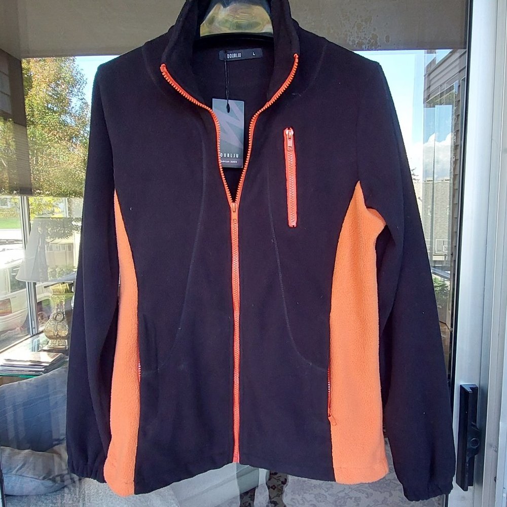 Mens Doublju full zip fleece jacket  size L/M